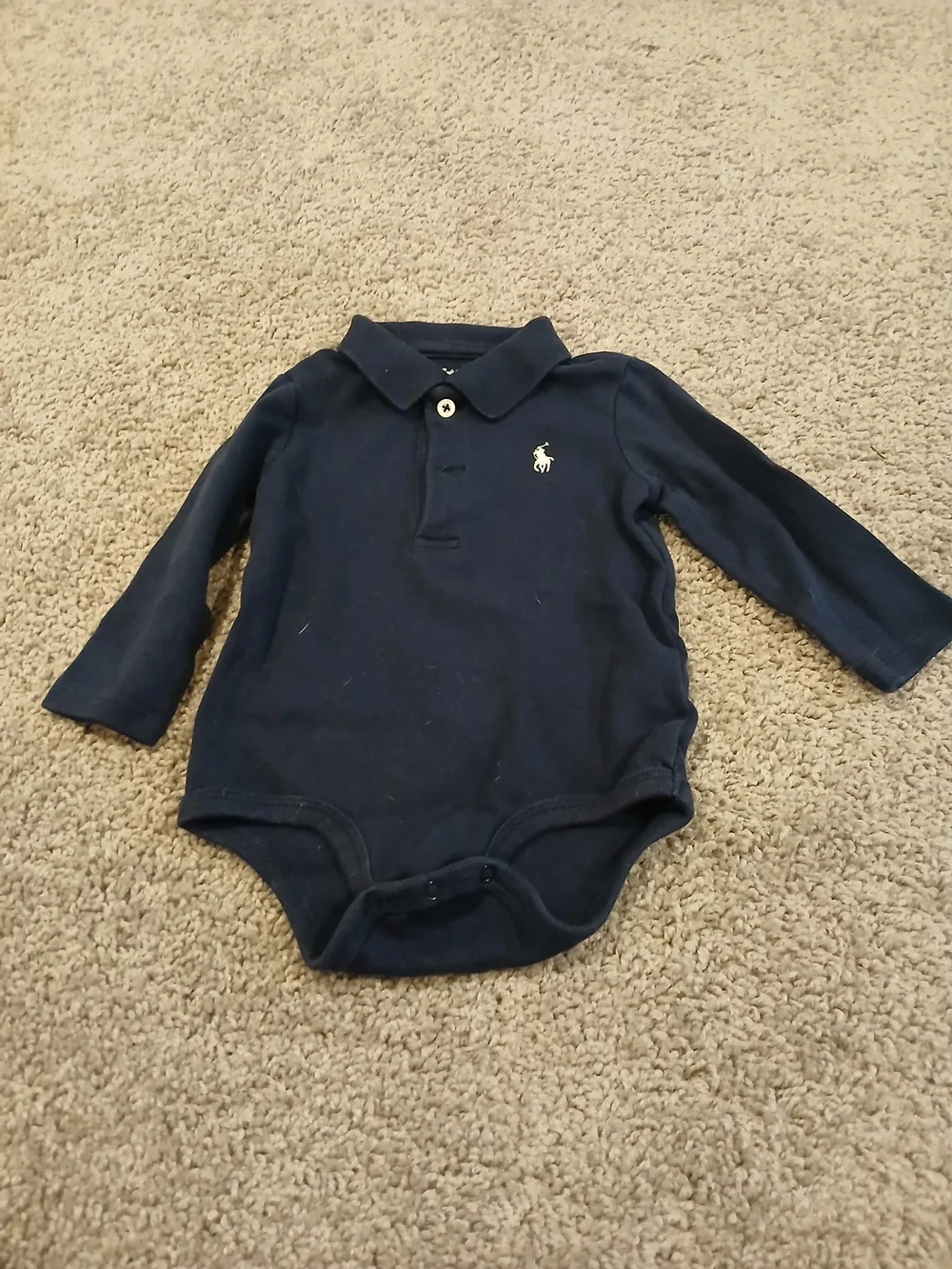 Ralph Lauren Navy Stripe & Solid Baby Clothing Lot